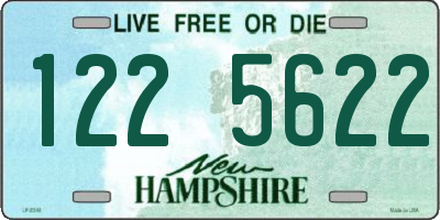NH license plate 1225622