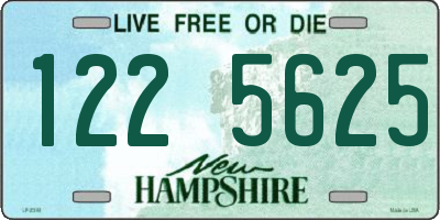 NH license plate 1225625