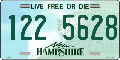 NH license plate 1225628