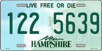 NH license plate 1225639