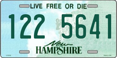NH license plate 1225641