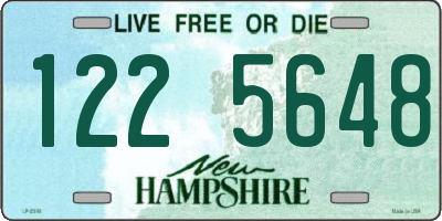 NH license plate 1225648
