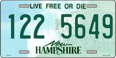 NH license plate 1225649