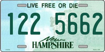 NH license plate 1225662