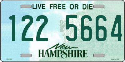 NH license plate 1225664