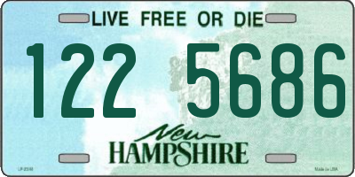 NH license plate 1225686