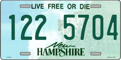 NH license plate 1225704