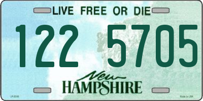 NH license plate 1225705