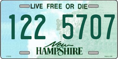 NH license plate 1225707