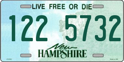 NH license plate 1225732