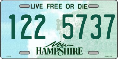 NH license plate 1225737