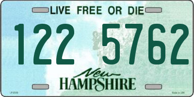 NH license plate 1225762