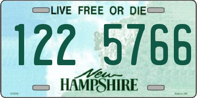 NH license plate 1225766