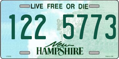 NH license plate 1225773