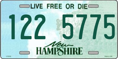 NH license plate 1225775