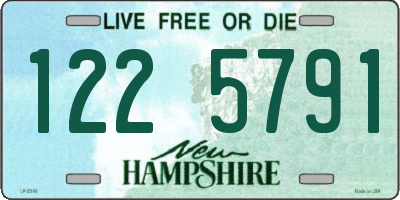 NH license plate 1225791