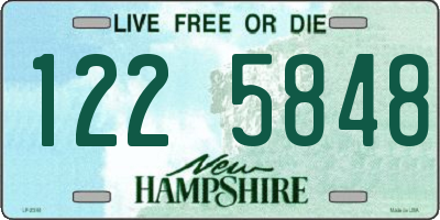NH license plate 1225848