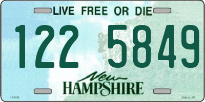 NH license plate 1225849