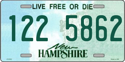 NH license plate 1225862