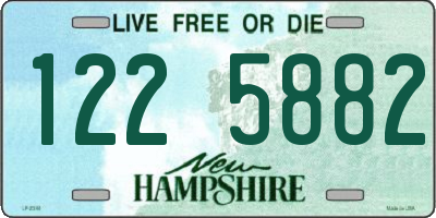 NH license plate 1225882