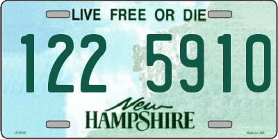 NH license plate 1225910