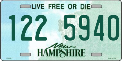 NH license plate 1225940