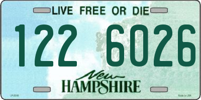 NH license plate 1226026