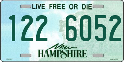 NH license plate 1226052