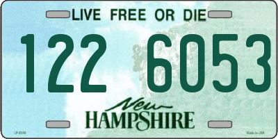 NH license plate 1226053