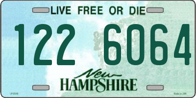 NH license plate 1226064