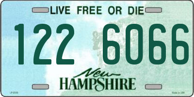 NH license plate 1226066
