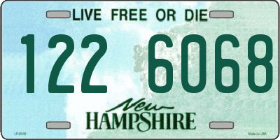 NH license plate 1226068