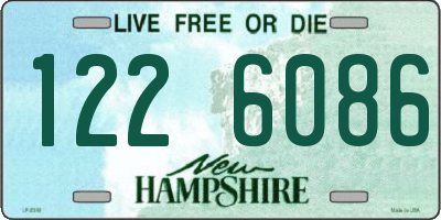 NH license plate 1226086