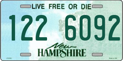 NH license plate 1226092
