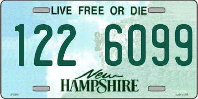 NH license plate 1226099