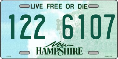 NH license plate 1226107