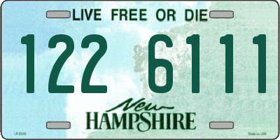 NH license plate 1226111