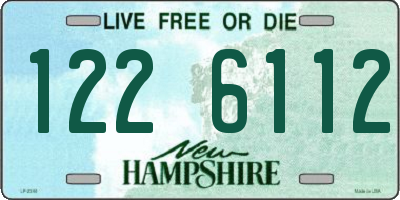 NH license plate 1226112