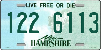 NH license plate 1226113