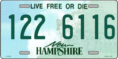 NH license plate 1226116