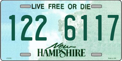 NH license plate 1226117