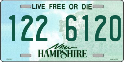 NH license plate 1226120