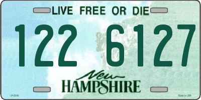 NH license plate 1226127