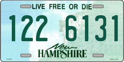 NH license plate 1226131
