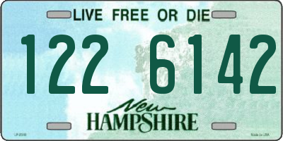 NH license plate 1226142