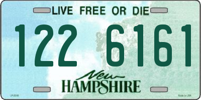 NH license plate 1226161