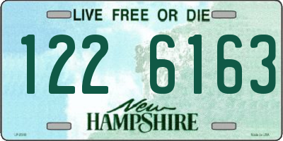NH license plate 1226163