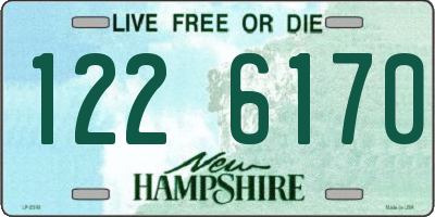 NH license plate 1226170