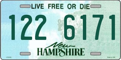 NH license plate 1226171
