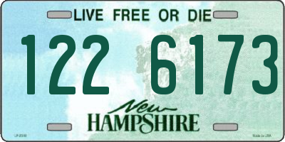 NH license plate 1226173